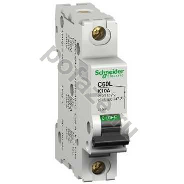 Автоматический выключатель Schneider Electric iC60L 1П 10А (K) 4.5кА