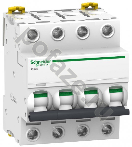 Автоматический выключатель Schneider Electric Acti 9 iC60N 4П 20А (D) 6кА