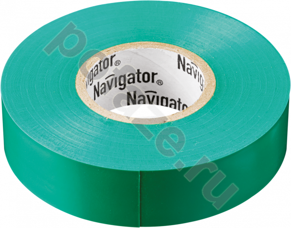 Лента самоклеющаяся изоляционная Navigator 71 106 15мм 20м, зеленый