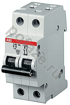 Автоматический выключатель ABB S201P 1П+Н 40А (C) 15кА