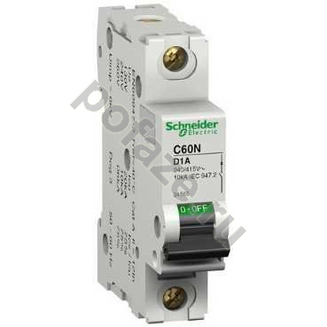 Автоматический выключатель Schneider Electric iC60N 1П 20А (D) 4.5кА