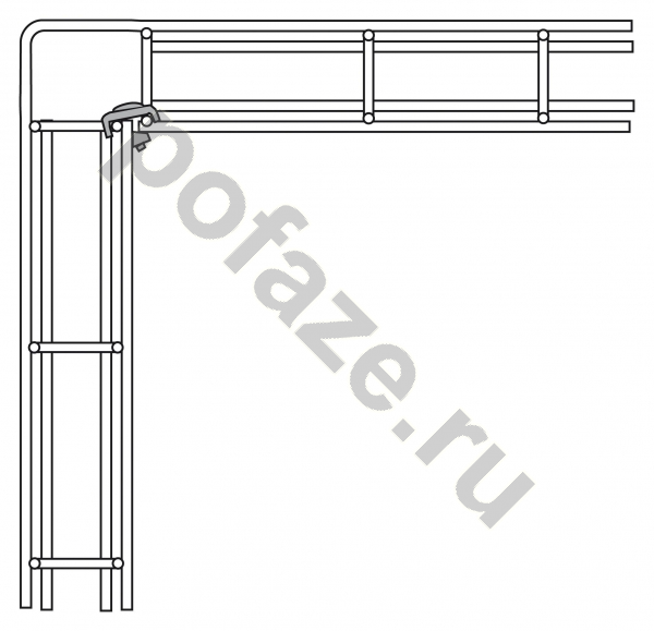 Соединитель Schneider Electric Defem B3 100х29, нерж. сталь