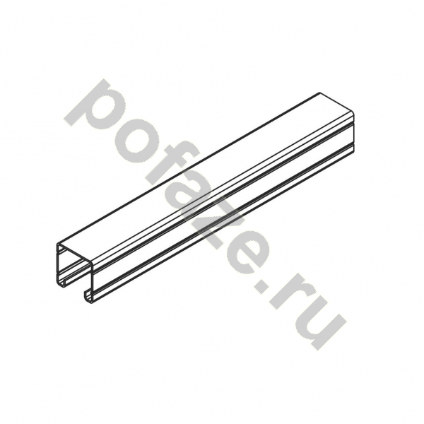 Монтажный профиль Ostec СТРАТ 41х41х3000 (1.5мм), нерж. сталь