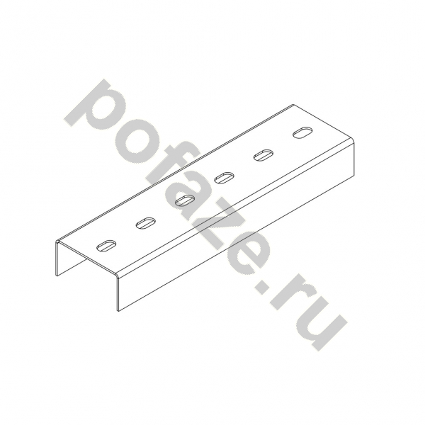 Профиль U-образный монтажный Ostec 70х40х3000 (2мм)