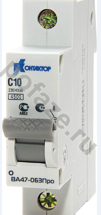 Автоматический выключатель Контактор ВА47-063Про 3П 4А (C) 4.5кА