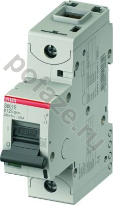 Автоматический выключатель ABB S801S 1П 32А (K) 50кА (DC)