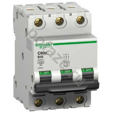 Автоматический выключатель Schneider Electric iC60N 3П 32А (B) 4.5кА