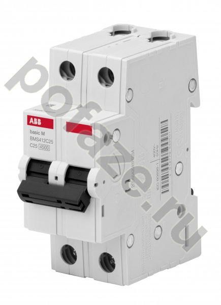 Автоматический выключатель ABB BMS412 2П 10А (C) 4.5кА