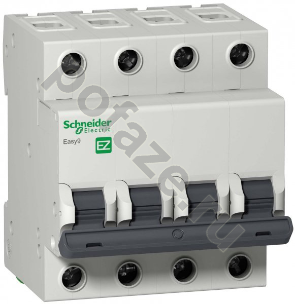 Автоматический выключатель Schneider Electric EASY 9 4П 40А (B) 4.5кА