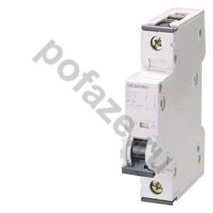 Автоматический выключатель Siemens 1П 1.6А (C) 10кА