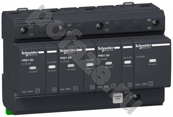 Schneider Electric Acti 9 PRD1 3П+Н 350В 100кА