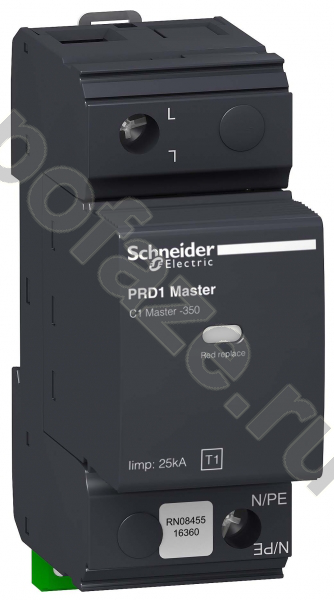 Ограничитель перенапряжения Schneider Electric Acti 9 PRD1 Master 1П 350В 25кА