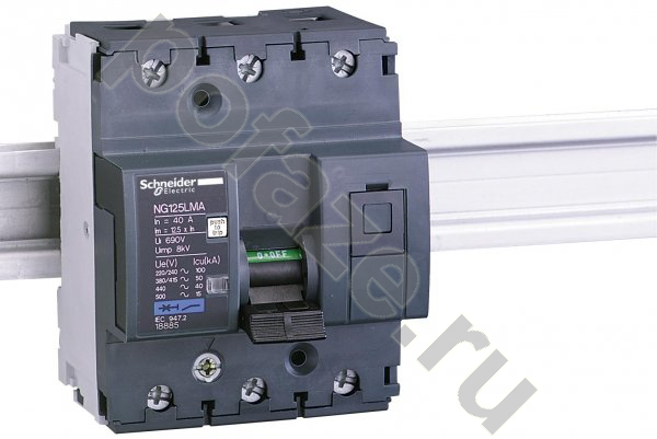 Автоматический выключатель Schneider Electric Acti 9 NG125L 3П 4А (Прочее) 40кА
