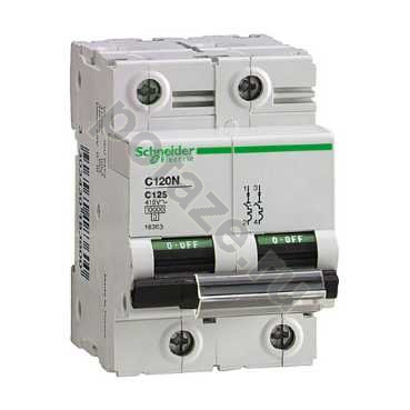 Автоматический выключатель Schneider Electric C120N 1П+Н 80А (B) 20кА