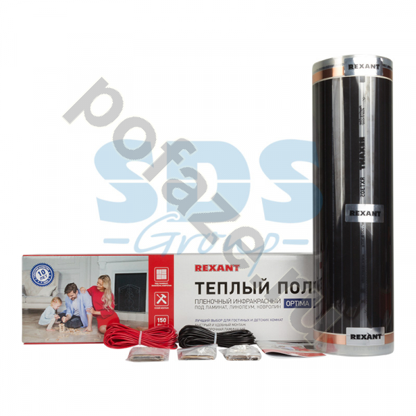 Теплый пол пленочный REXANT Optima 150 150Вт/кв.м 2.5кв.м