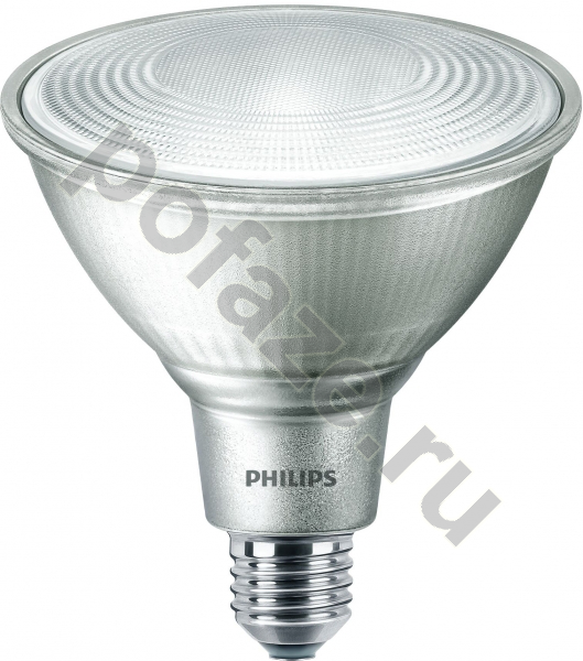 Лампа светодиодная LED с отражателем Philips d122мм E27 10Вт 25гр. 220-240В 2700К