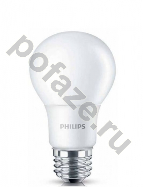 Лампа светодиодная LED грушевидная Philips E27 7Вт 6500К