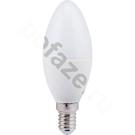 Лампа светодиодная LED свеча Ecola d37мм E14 7Вт 230гр. 220-230В 2700К