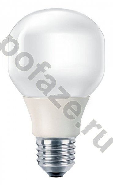 Лампа энергосберегающая шарообразная Philips d55мм E27 12Вт 220-240В