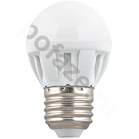 Лампа светодиодная LED шарообразная Ecola d45мм E27 5Вт 200гр. 220-230В 2700К