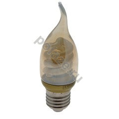 Лампа энергосберегающая свеча на ветру Uniel d38мм E27 9Вт 220-230В