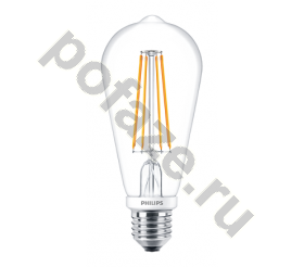 Лампа светодиодная LED грушевидная Philips E27 4.5Вт 3000К