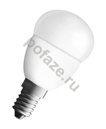Лампа светодиодная LED шарообразная Osram d43мм E14 5.5Вт 230-240В