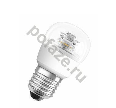 Лампа светодиодная LED каплевидная Osram d45мм E27 3.8Вт 220-240В 2700К