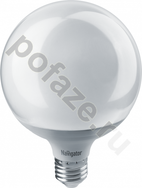 Лампа светодиодная LED шарообразная Navigator d120мм E27 18Вт 230гр. 176-264В 2700К