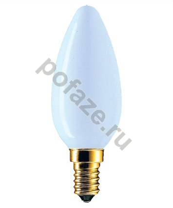 Лампа накаливания свеча Philips d35мм E14 40Вт 220-240В