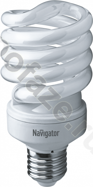 Лампа энергосберегающая спираль Navigator d60мм E27 30Вт 220-240В 2700К