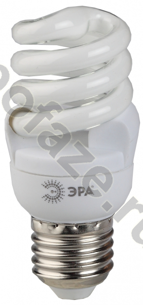 Лампа энергосберегающая спираль ЭРА d42мм E27 11Вт 220-230В 2700К