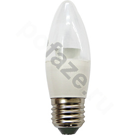 Лампа светодиодная LED свеча Ecola d35мм E27 6Вт 230гр. 220-230В 2700К
