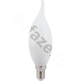 Лампа светодиодная LED свеча на ветру Ecola d37мм E14 7Вт 230гр. 220-230В 2700К