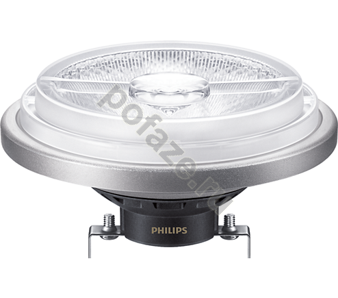 Лампа светодиодная LED с отражателем Philips d111мм G53 15Вт 24гр. 12В 3000К