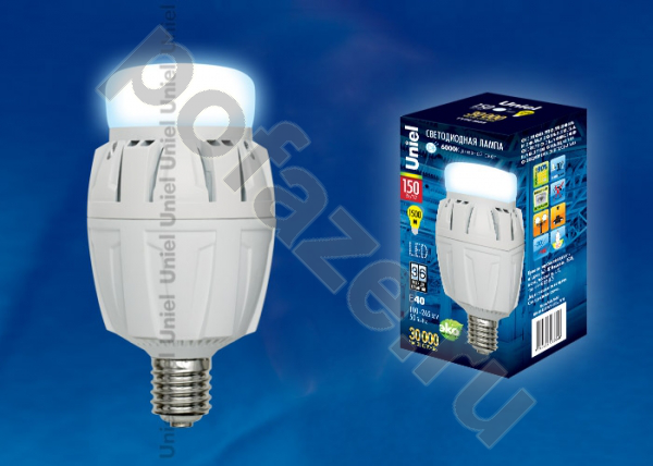Лампа светодиодная LED цилиндрическая Uniel d114мм E40 150Вт 180гр. 175-265В