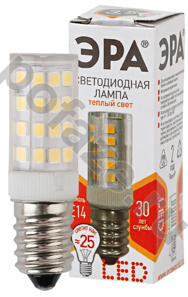 Лампа светодиодная LED капсульная ЭРА d16мм E14 3.5Вт 270гр. 170-265В 2700К