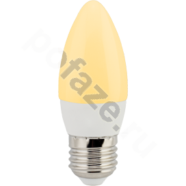 Лампа светодиодная LED свеча Ecola d37мм E27 6Вт 230гр. 220-230В 2700К