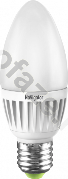 Лампа светодиодная LED свеча Navigator d37мм E27 5Вт 270гр. 170-260В 4000К