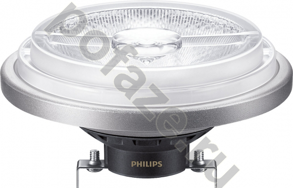 Лампа светодиодная LED с отражателем Philips d111мм G53 11Вт 40гр. 12В
