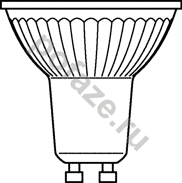 Лампа светодиодная LED с отражателем Osram d51мм GU10 6.9Вт 36гр. 220-240В 4000К