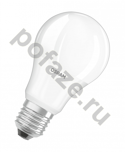 Лампа светодиодная LED грушевидная Osram d60мм E27 6.8Вт 240гр. 230В 2700К