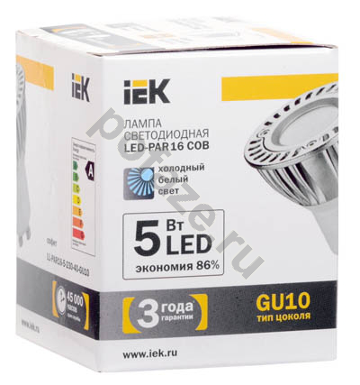 Лампа светодиодная LED с отражателем IEK d50мм GU10 5Вт 230В 4000К