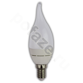 Лампа светодиодная LED свеча на ветру Ecola d37мм E14 3.7Вт 220-230В