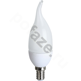 Лампа светодиодная LED свеча на ветру Ecola d37мм E14 8Вт 210гр. 220-230В 2700К