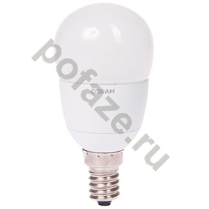 Лампа светодиодная LED шарообразная Osram d43мм E14 6Вт 220-240В