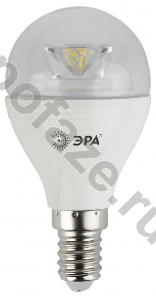 Лампа светодиодная LED шарообразная ЭРА d45мм E14 7Вт 270гр. 170-265В 4000К