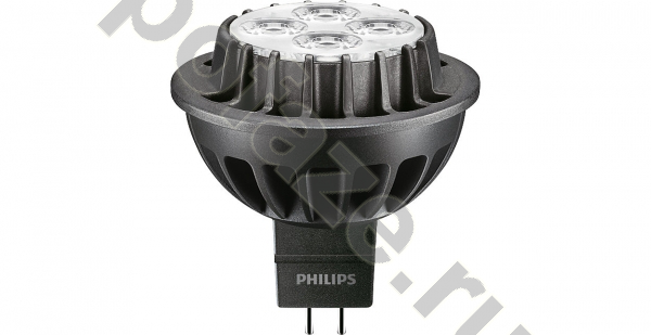 Лампа светодиодная LED с отражателем Philips d51мм GU5.3 8Вт 36гр. 12В