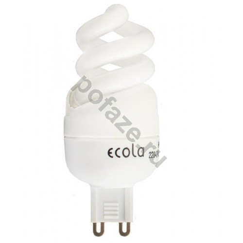 Лампа энергосберегающая спираль Ecola d31мм G9 9Вт 200-240В