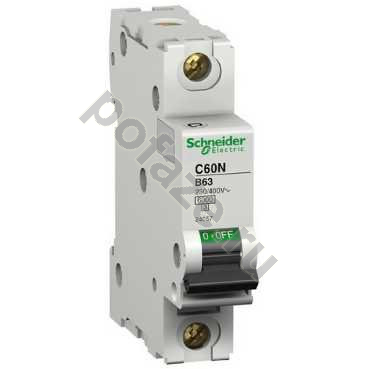 Автоматический выключатель Schneider Electric iC60N 1П 3А (B) 6кА